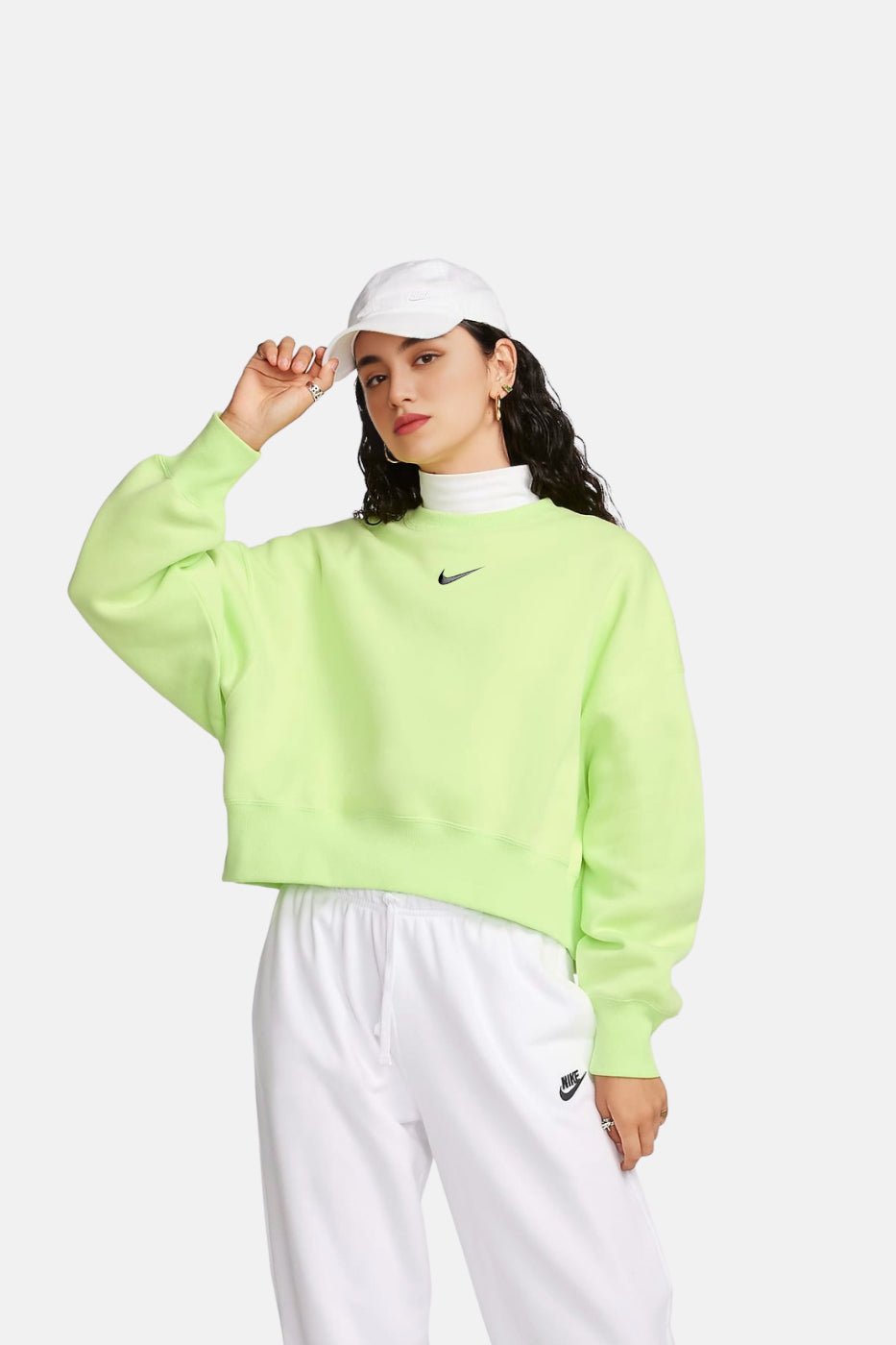 Lime Fleece Sweatshirt